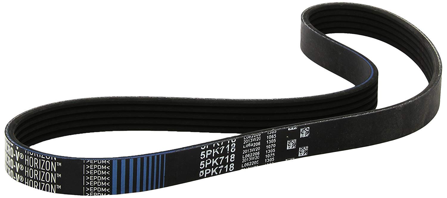 Gates Micro-V V-Ribbed Belt - 5PK718 - OE Matching Quality and Specification