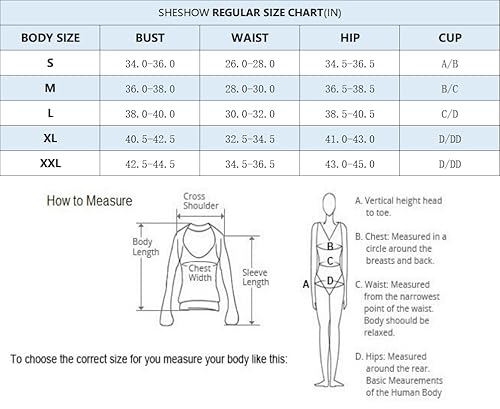 Sheshow SHEX005064_WI_M Women'S Long Sleeve Rash Guard Half-Zip Sun Protection Rashguard Side Adjustable Swim Shirt thumb #4