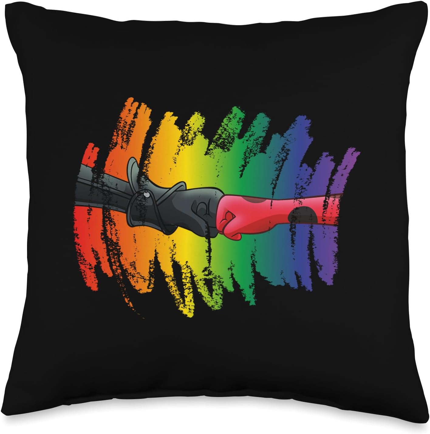 Miraculous Ladybug Rainbow Collection Pound it Throw Pillow