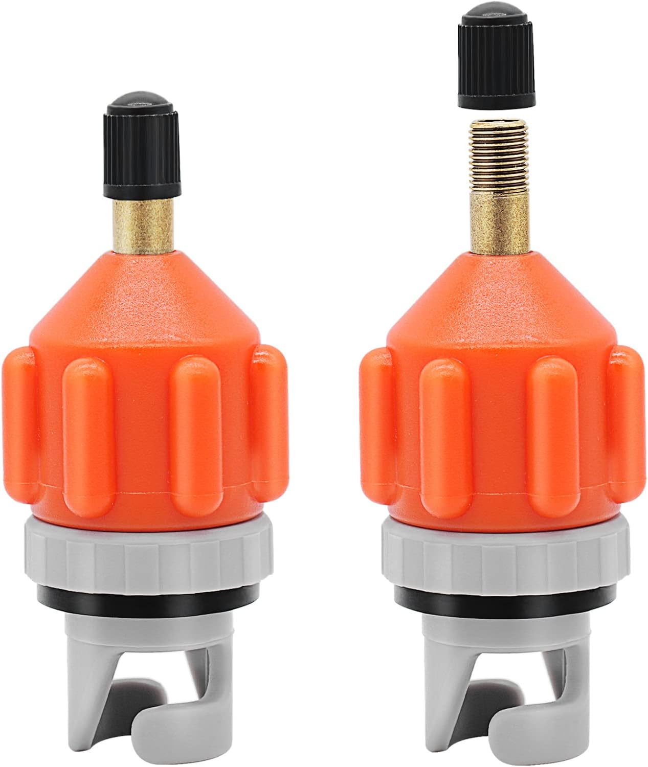 2Pack SUP Pump Adaptor, Universal Inflatable Boat SUP Pump Converter Air Valve Adapter Pumping