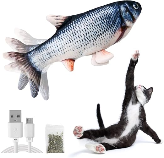 Beewarm Flopping Fish Cat Toy Flippity Cat Toy Moving Fish