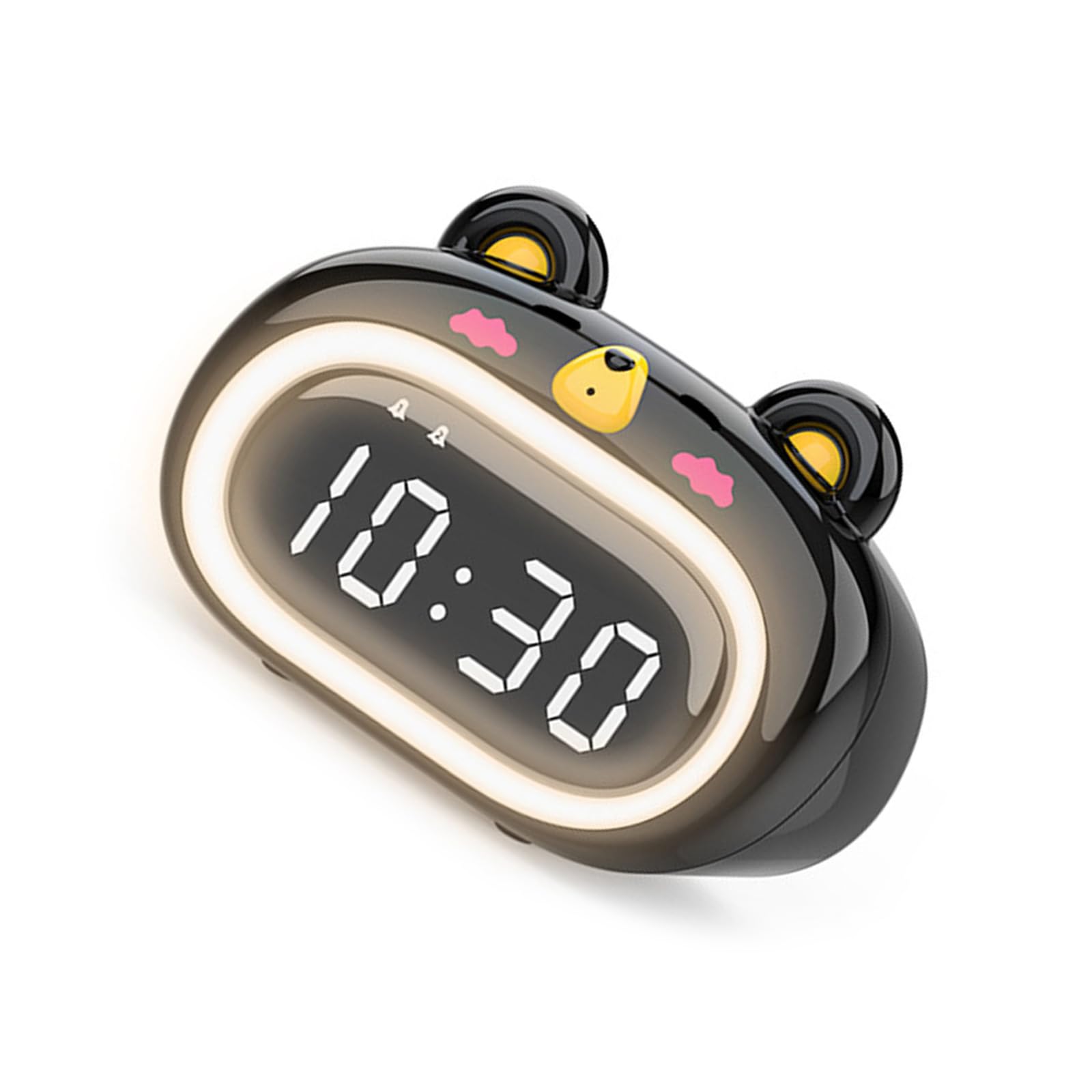 Jazuaiao Alarm Clock Function Visual Countdown Display ABS Buil Lovely Bear Kitchen Clock