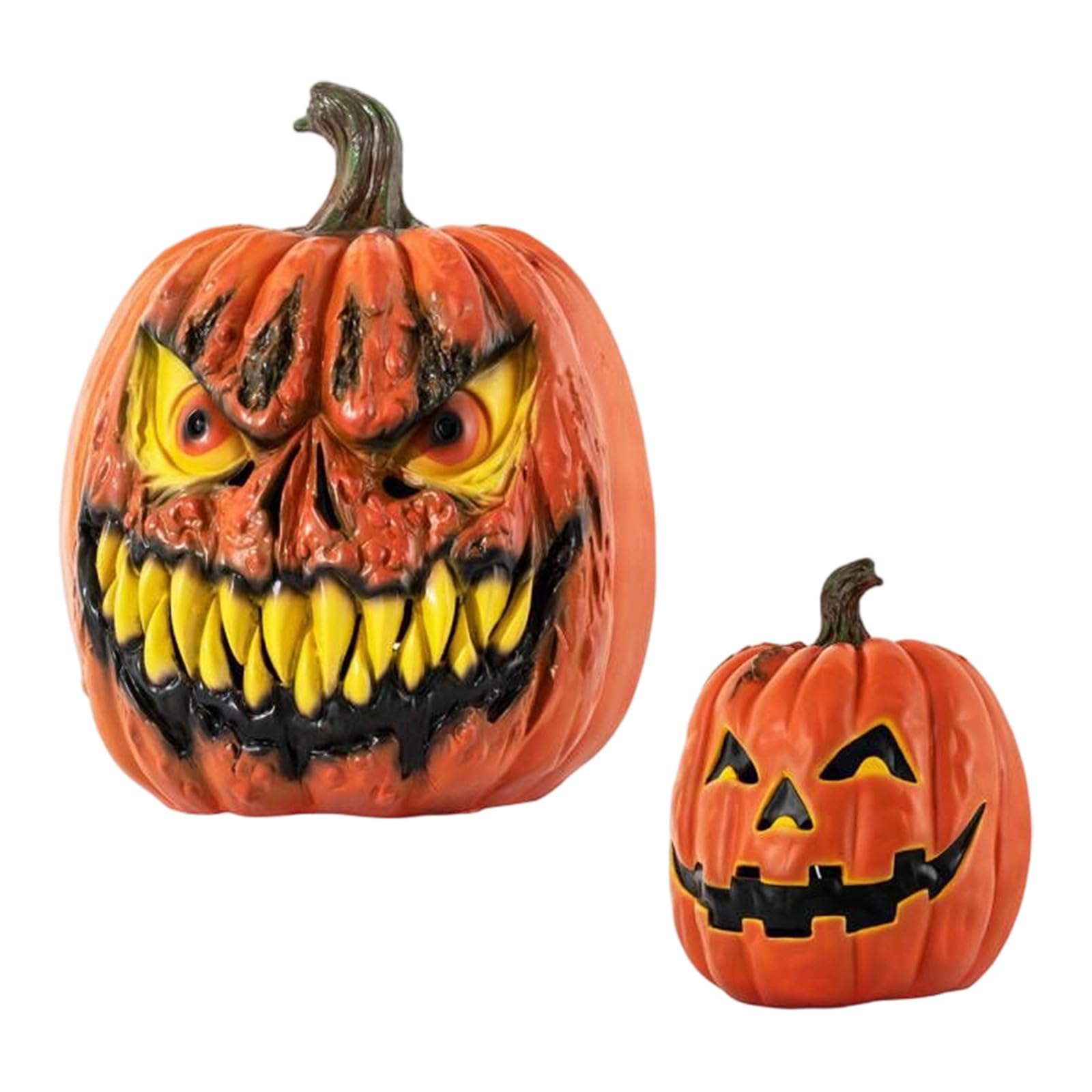 Disfraz de Halloween para niños, niñas, disfraz de vampiro, disfraz de bruja, murciélago, cara de calabaza, fiesta para adultos, accesorio de cabeza de calabaza
