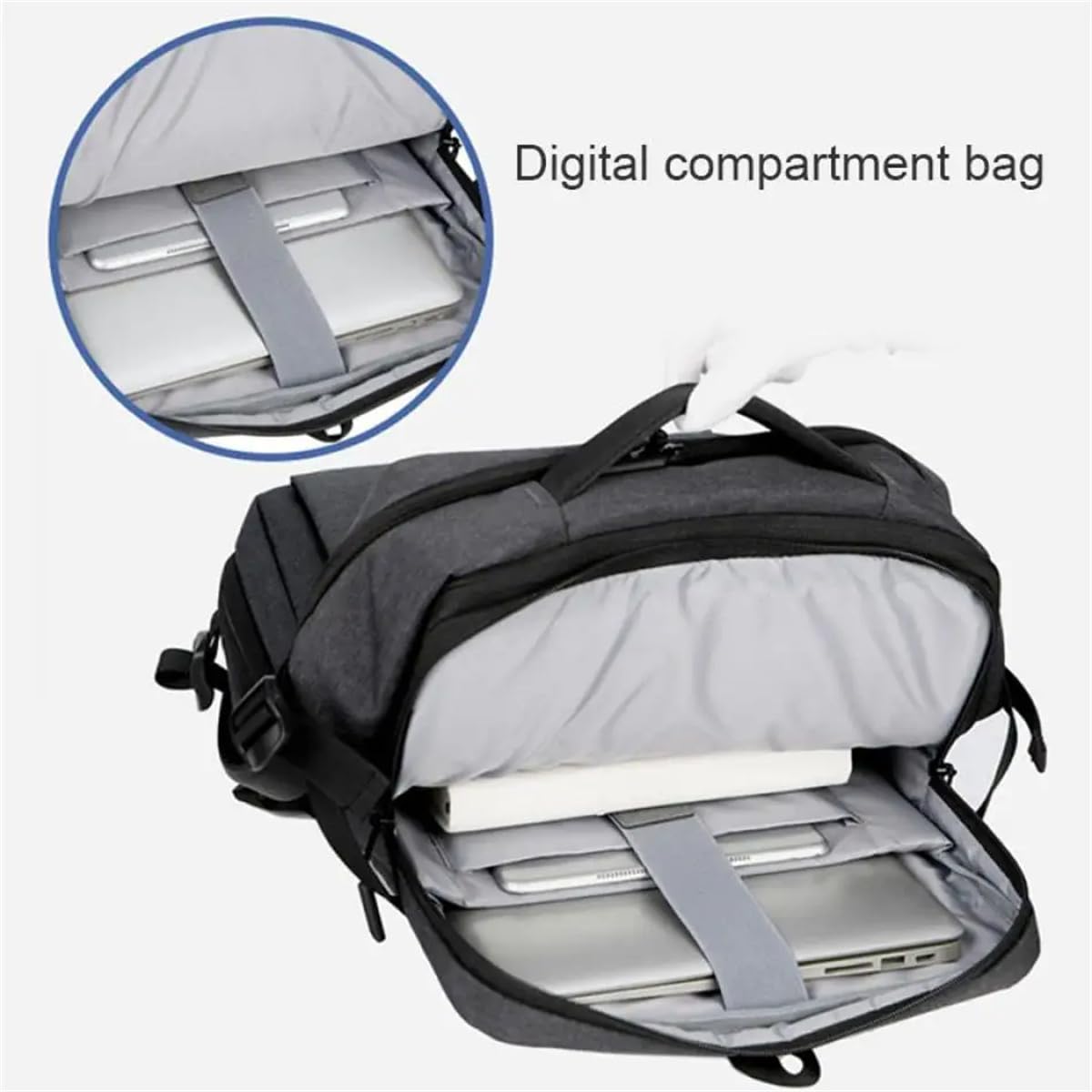 Plecak podróżny 36-55 l na PS5 Pro/PS5/PS5 Slim/PS Portal, duża pojemność, rozszerzalny plecak na laptopa, wodoodporna torba do przechowywania ze złączem USB do PS5 Slim/PS5 akcesoria
