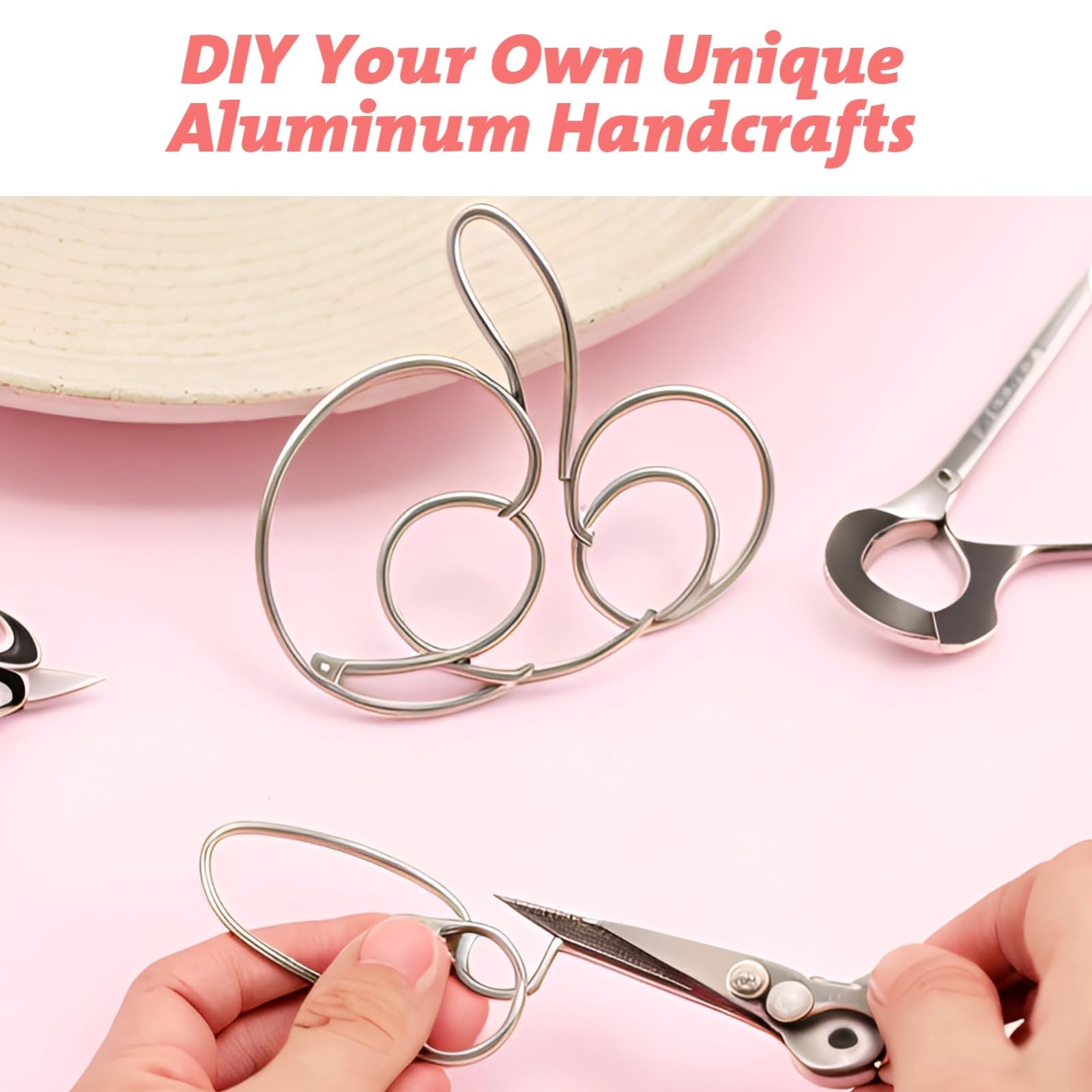 Aluminiumdraht, 98 Fuß, 0,1 Zoll Durchmesser, biegsamer Armaturdraht für Gartenbau und Hortikultur, zum Modellieren von Puppen, Floristik, Schmuckherstellung, Weben, DIY-Bastelarbeiten
