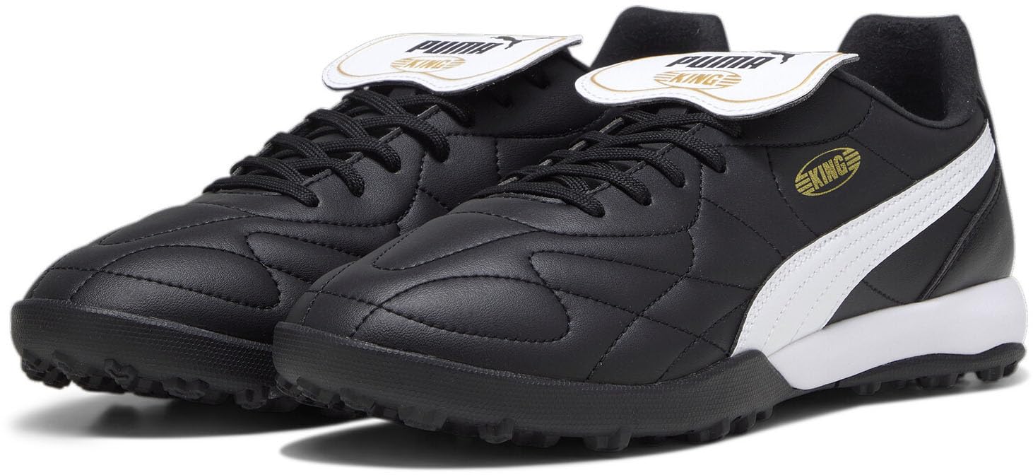 PUMA King Top Turf Training Puma Black/Puma White/Puma Gold 12.5 D (M)