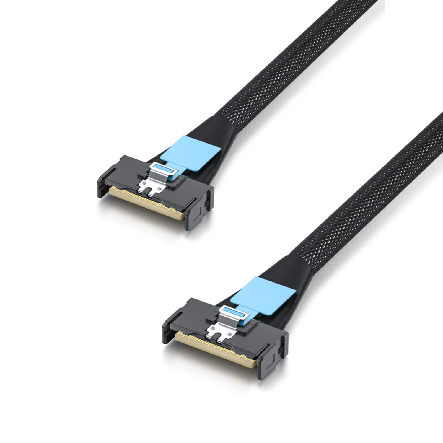 10Gtek PCIe Gen5 MCIO to MCIO 8X Cable, SFF-TA-1016 74Pin 85-ohm