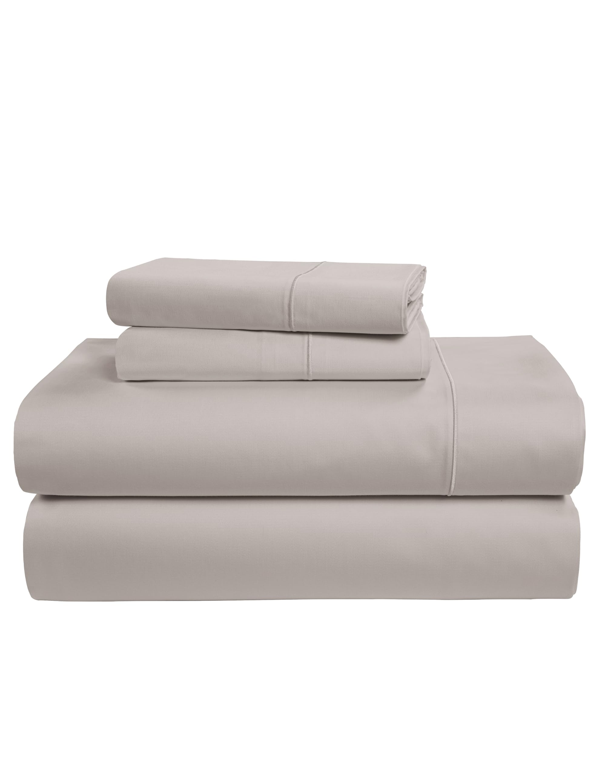 100% Egyptian Cotton Sheet Set Queen Size – Silky Sateen Weave Queen Sheet Set for Winter Sleep Comfort, 15" Snug Fit Deep Pocket, Breathable & Durable, Hotel-Quality Soft Luxury You Can Feel - Taupe — view 65