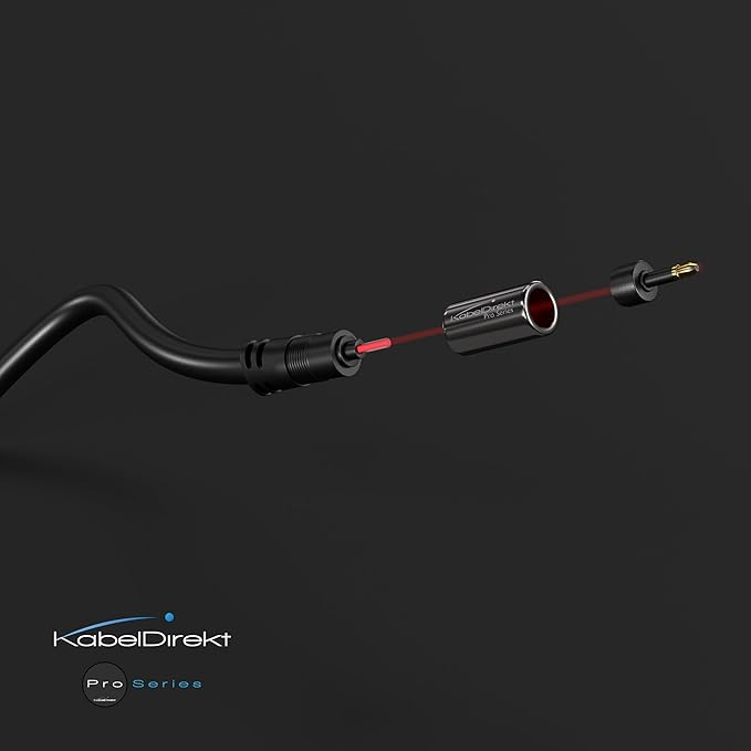 Mini-TOSLINK optical audio cable with signal protection – 4m (Mini-TOSLINK to TOSLINK, digital SPDIF/fibre optic cord for soundbars, stereo systems/amps, Hi-Fi) by CableDirect