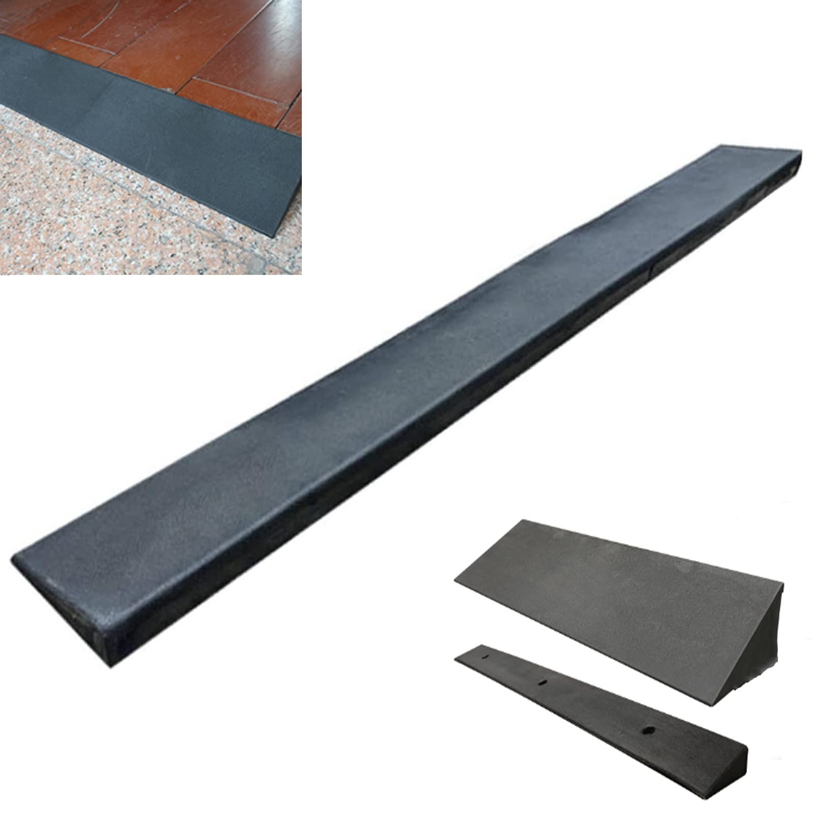Buy GUENZO Threshold Ramp, Wheelchair Ramp, Indoor Rubber Threshold
