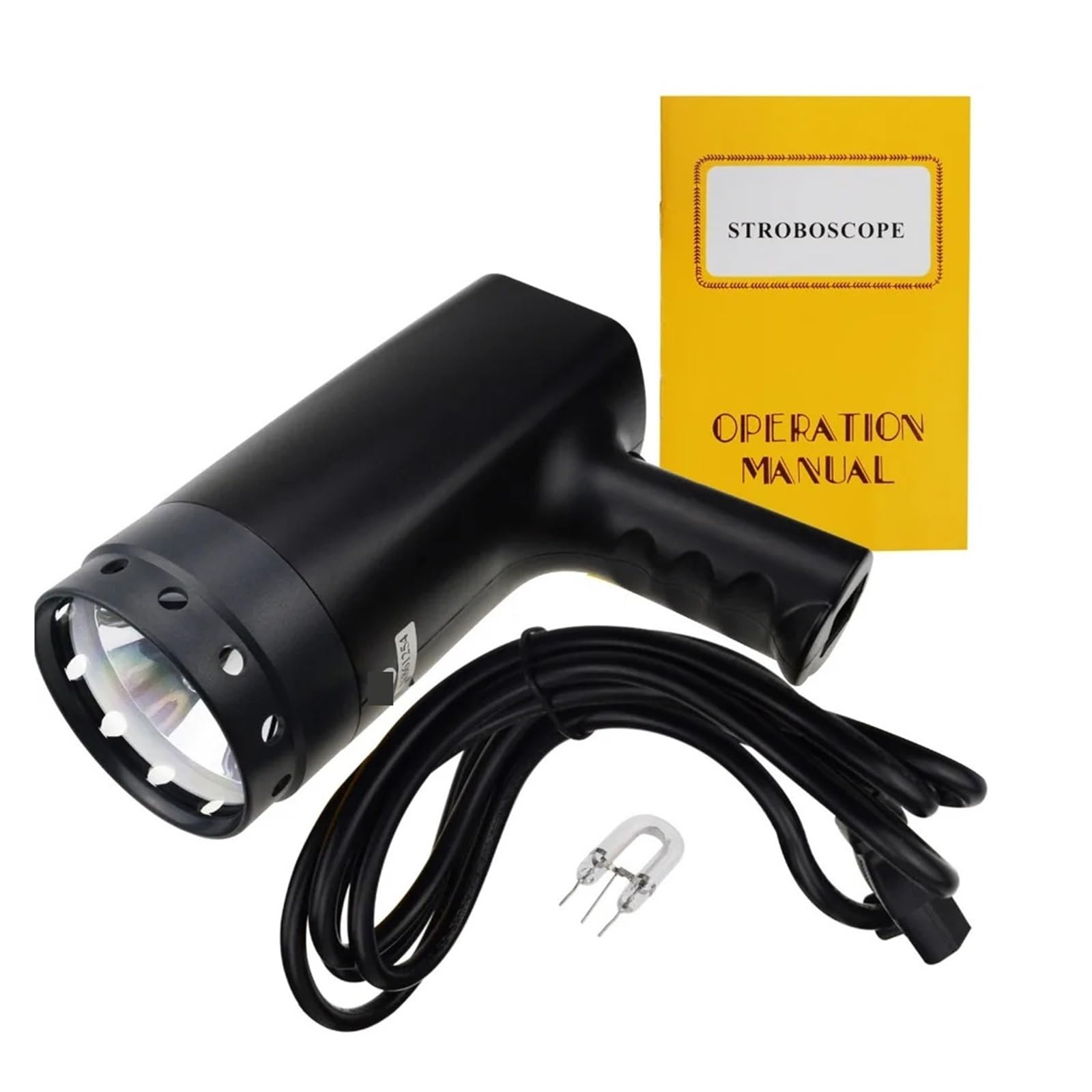 Cyfrowy Stroboskop Lampa Ksenonowa Miernik Typu Lampy Błyskowej Ręczny Tester Stroboskopowy O Zasięgu 50-12 000 FPM WyśWietlacz O Wysokiej Precyzji