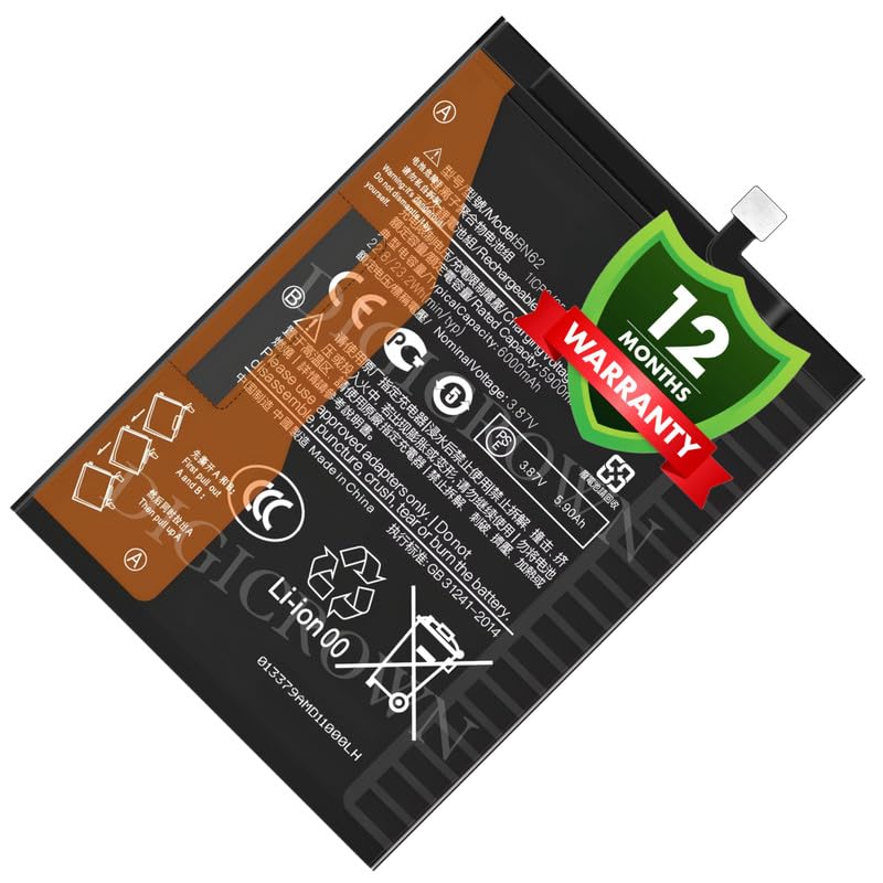 Image of Original BN62 Battery Compatible for Xiaomi Redmi 9 Power | Redmi Note 9 4G | Redmi 9T | Poco M3 - (6000mAh) - 1 Year Warranty DF7