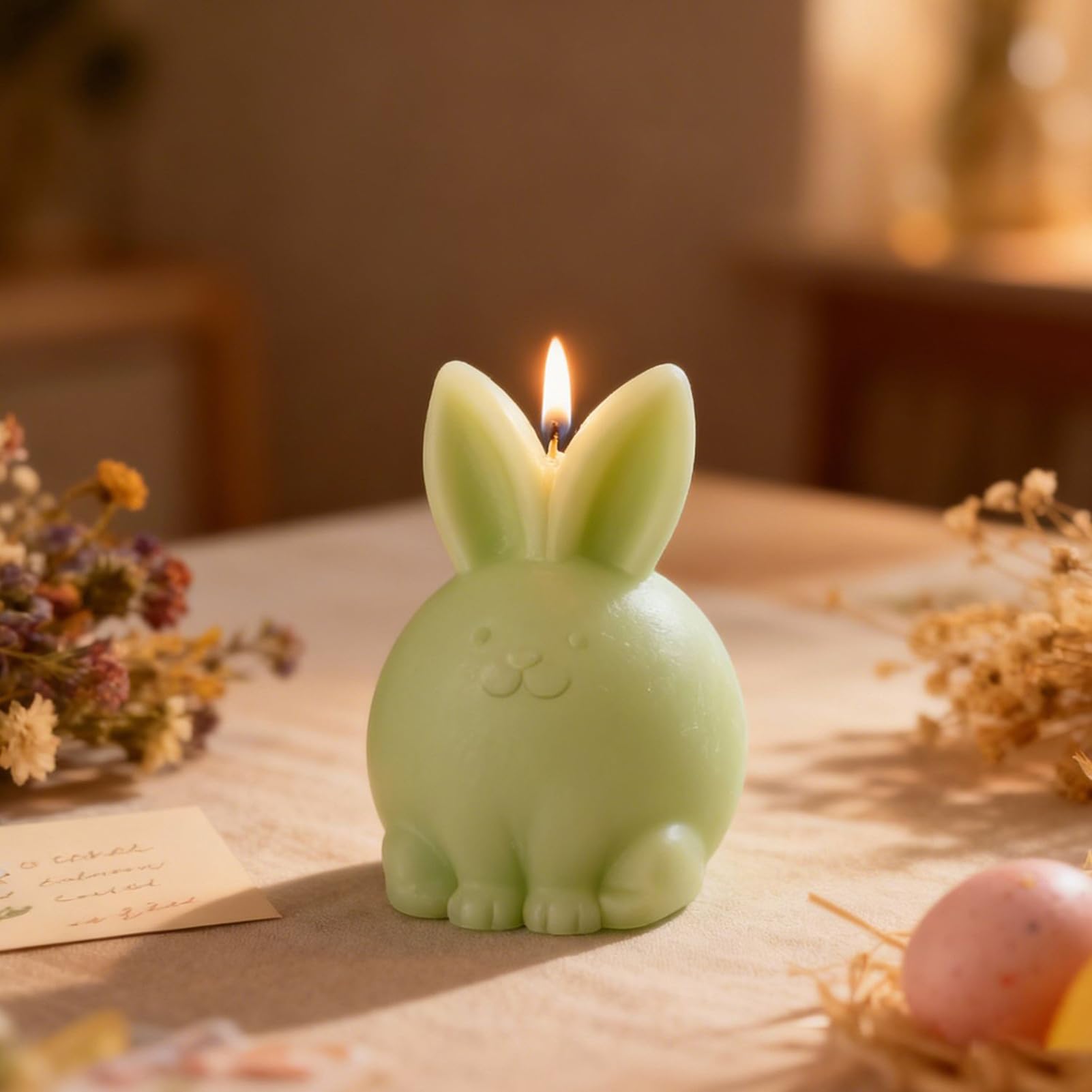 In Silicone Per Candle Per Colata A Forma Di Coniglio | Forma Antiaderente Per La Creazione Di per Casa Fai Da Te Resina Epossidica Gesso Cemento Argilla Festività