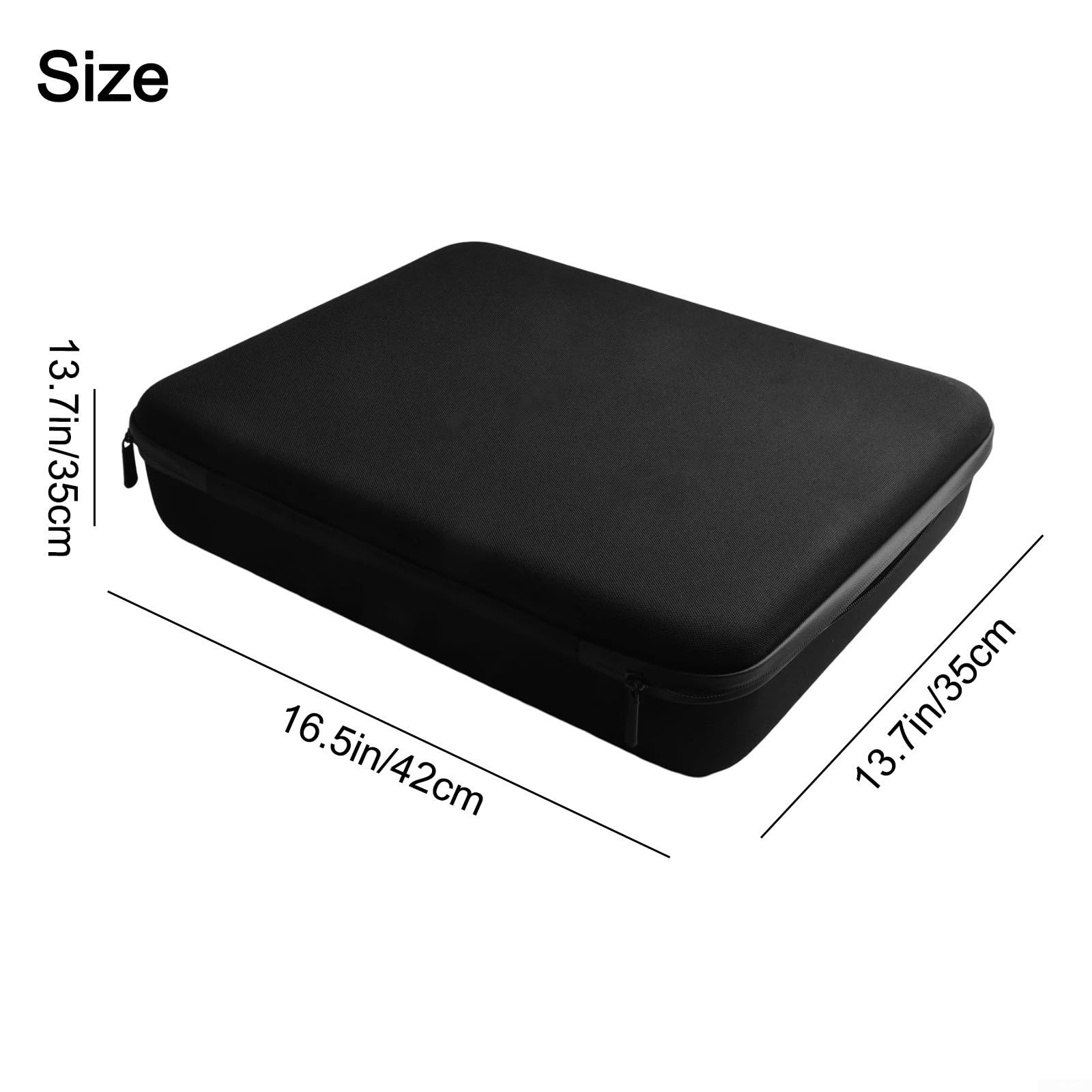 Étui de transport pour mini kit Starlink, étanche, coque rigide, sac de voyage, avec compartiments pour accessoires d'antenne, noir