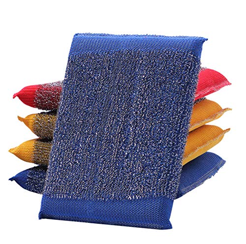 Éponge à récurer en Acier Multi-Usage pour Lave-Vaisselle - Accessoires Cuisine, Éponge Durable pour Outils de Surface Dure