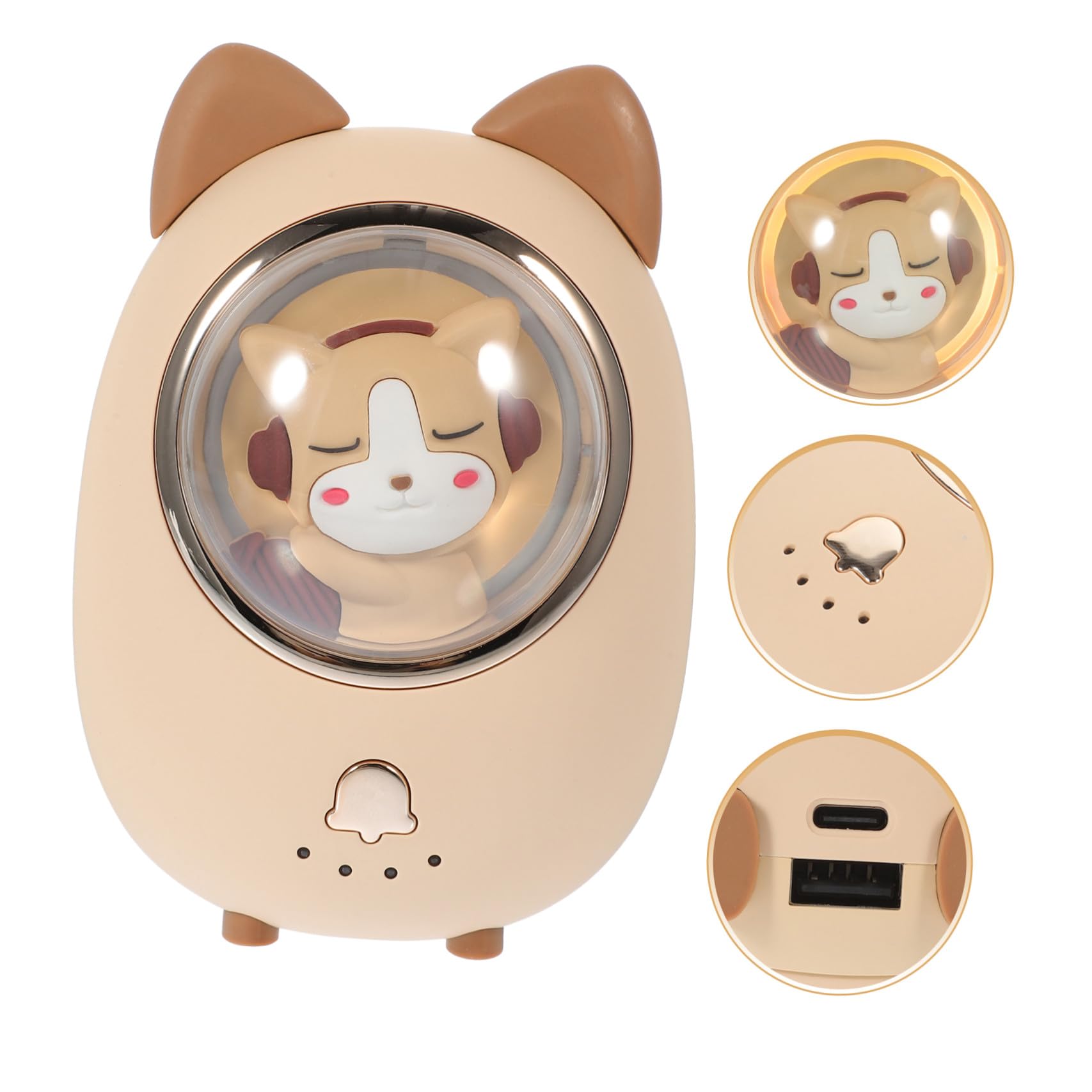 Anneome Cálido De Civeta Power Bank y Calentador De Manos Mini Calentador De Manos Calentadores De Manos Recargables Calentadores De Manos Portátiles Abdominales