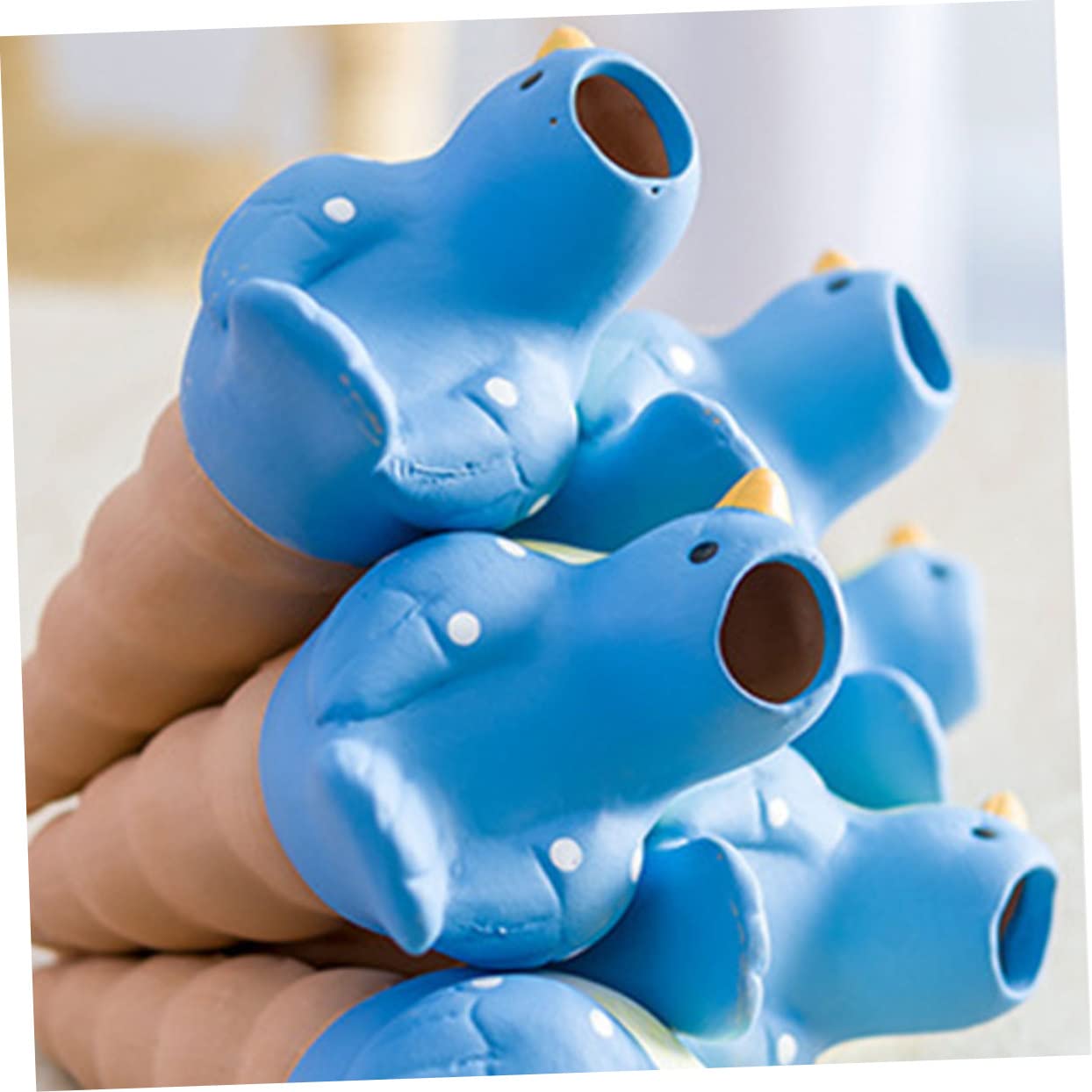 HANABASS Set di 4 Gocciolatori Automatici per Piante in Ceramica a Forma di Uccellino, Facile da Usare, per Giardino e Terrazzo