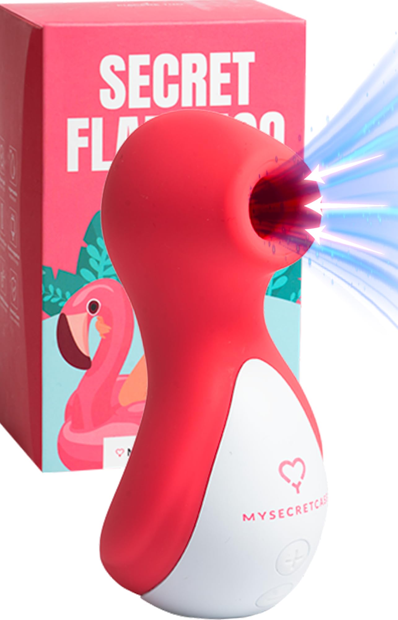 MySecretCase Estimulador de Clítoris Femenino Succionador de Clítoris Femenino 10 Modo Succión Masturbador Mujer Juguetes Sexuales Mujer Consoladores.. Para Mujer con Vibración Vibrador Pequeño