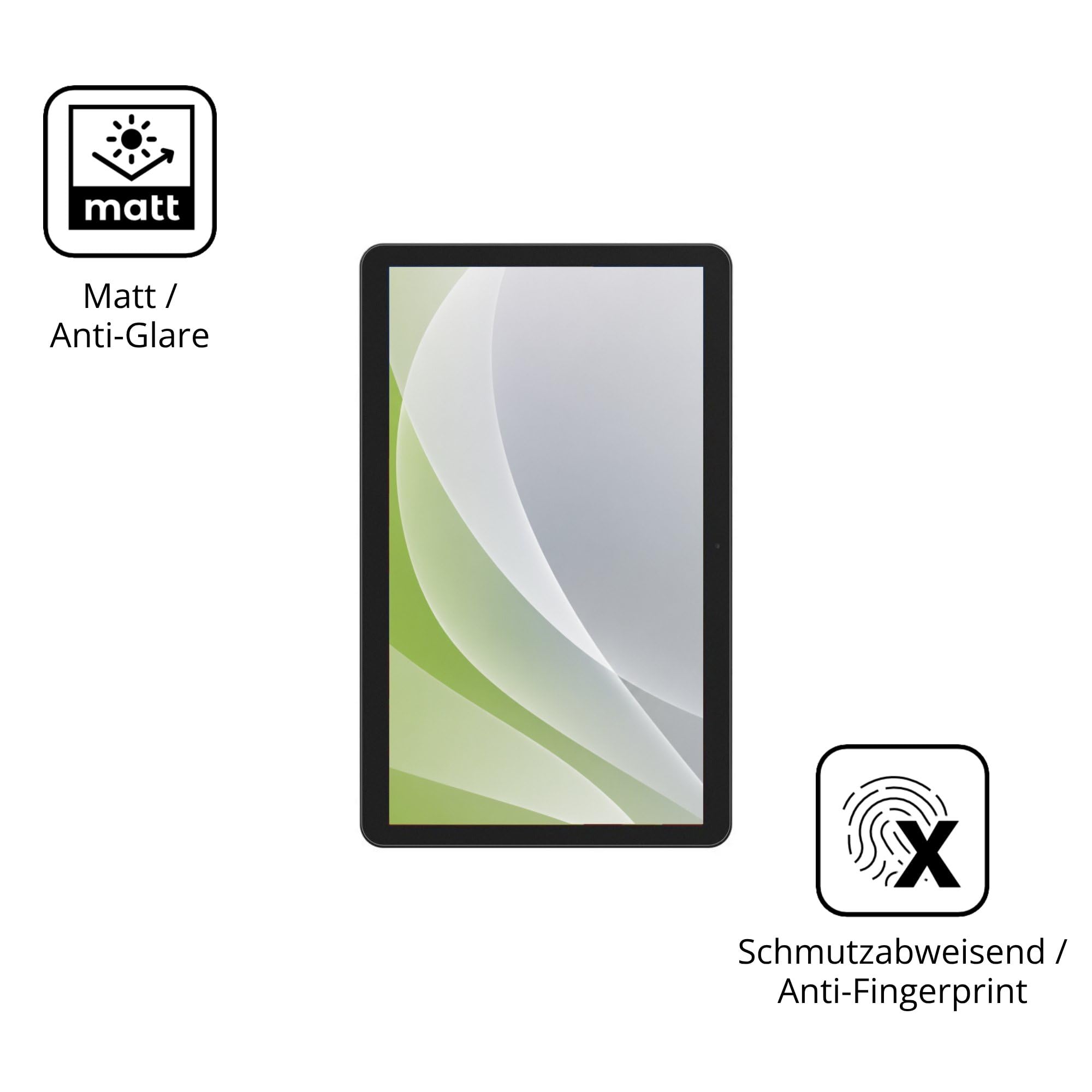 dipos 2x Protector de Pantalla mate para Zebra KC50 15 Pulgada