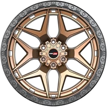 Vortek VRT-603 20x10 6x135 6x139.7-24 Cb 106.1 Matte Bronze With Black Bead Ring