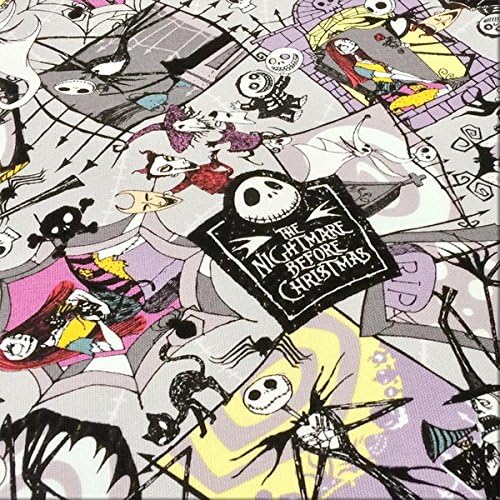 公式ショップ ナイトメアビフォアクリスマス パネル生地 クラフト 布製品