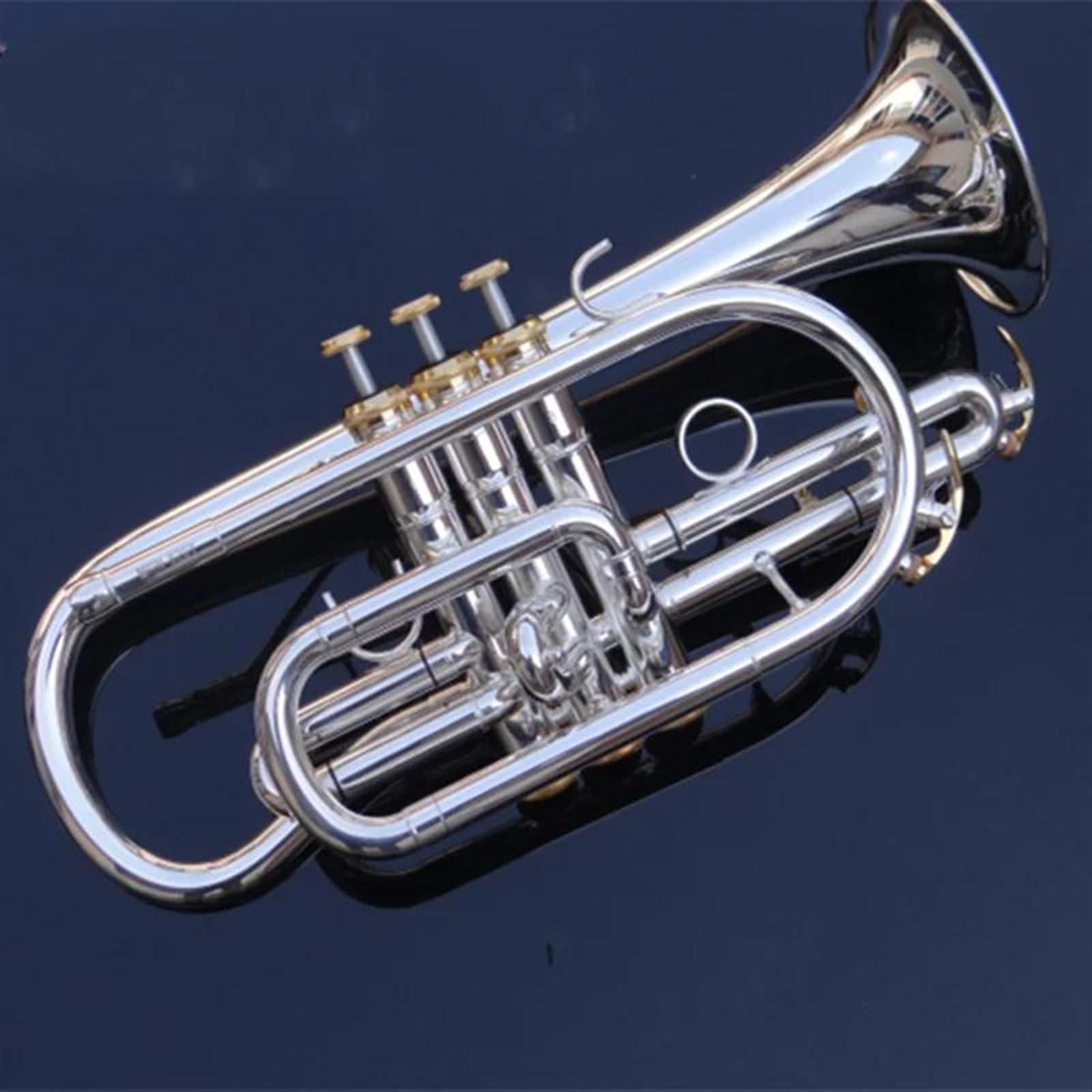 początkujących trąbka Kornet Bb Flat Kornet Trąbka Instrument Srebrny Pokrowiec Instrument Muzyczny Profesjonalny