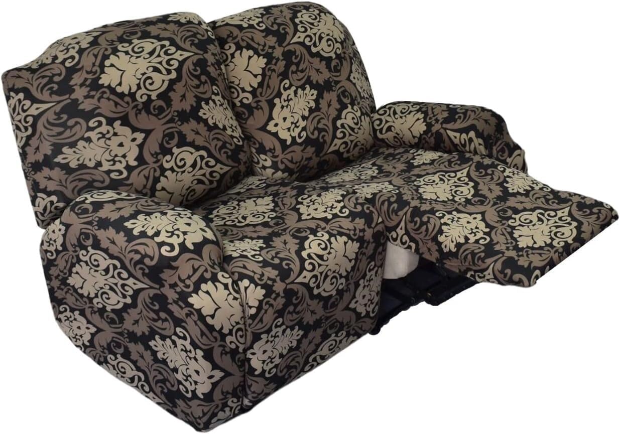 Recliner Chair/Sofa Slipcover With Pockets 2/3/1 Seat Recliner Stretch