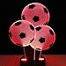 Produktbild Jinson well 3D fußball Nachtlicht Lampe optische Nacht licht Illusion 7 Farbwechsel Touch Switch Tisch Schreibtisch Dekoration Lampen mit Acryl USB Kabel Spielzeug