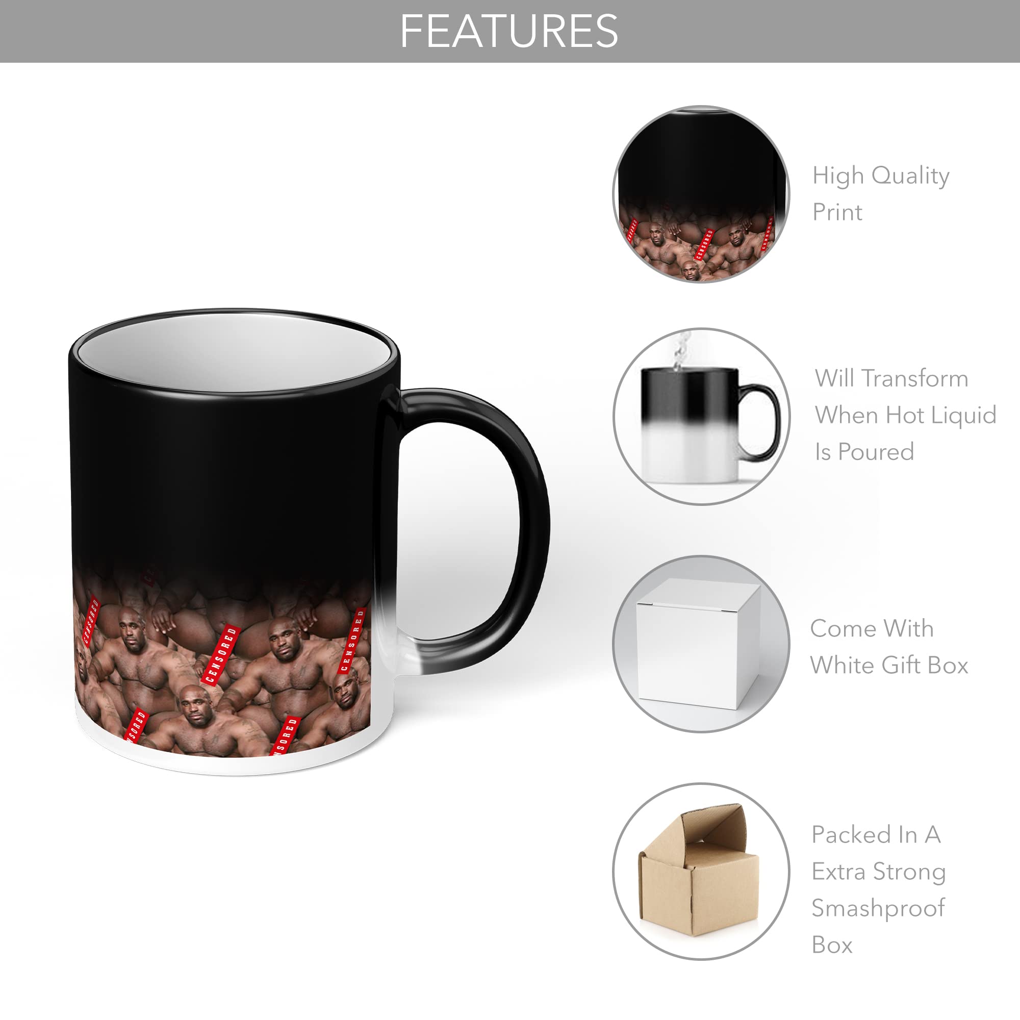 Print Maniacs Barry Wood Heat Change Mug Ultimate, Funny Rude Mug, Message Appears as it Heats, Perfect Novelty Gag Gift - Image 4