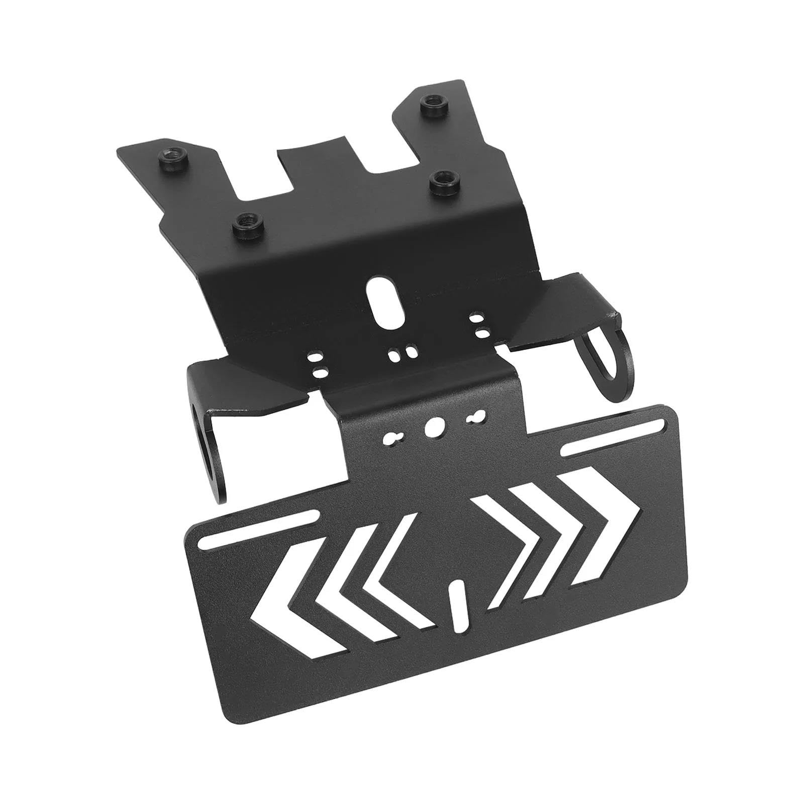Portatarga Moto Per CRF1100L Per Africa Twin CRF 1100L Eliminatore Porta Targa Per Parafango Posteriore Moto(Black-LED TURN LIGHT)