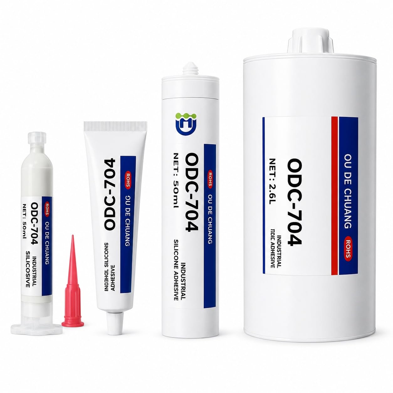 VIDOO ODC-704 Sellador Silicona Blanco RTV Aislamiento Electrónica Pegamento-2.6L
