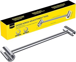 Upgraded Door Hinge Adjustment Tool Compatible with Flag Hinges(0.32-0.55inch Diameter),Hinge Gap Adjusting Wrench for Residential Door,Fire Doors,etc.
