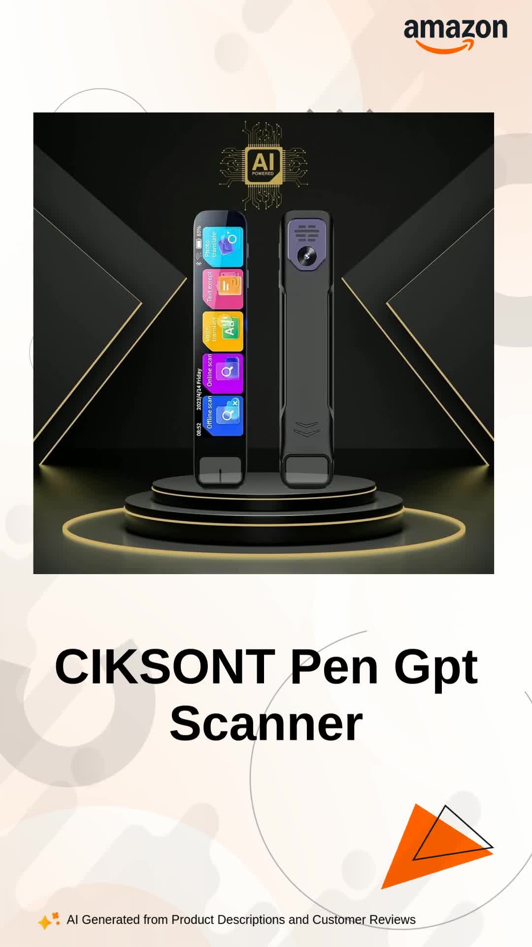Pen Gpt - PenGpt, Penna di scansione Intelligente con intelligenza Artificiale aggiornata al 2025, identificazione Rapida in 0,5 Secondi, risposte IA istantanee con precisione del 99%, tradu Pen Gpt - PenGpt, Penna di scansione Intelligente con intelligenza Artificiale aggiornata al 2025, identificazione Rapida in 0,5 Secondi, risposte IA istantanee con precisione del 99%, tradu