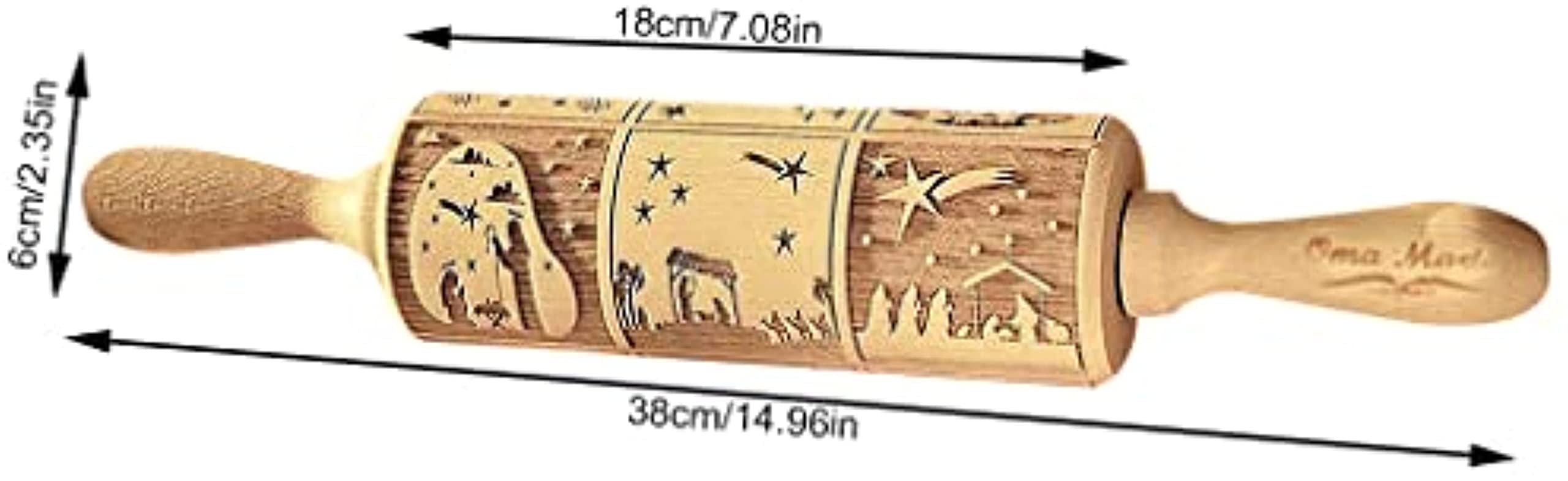 Amazon｜木製めん棒 麺棒 ケーキ パスタ ピザ 餃子 お菓子作り 製菓