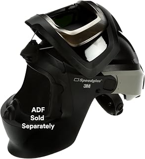 3M Speedglas 9100MP Welding Helmet 27-0099-35SW, No ADF, with Hard Hat and SideWindows, Flip Up Assembly for Grinding, Prep Work, Black/Gray