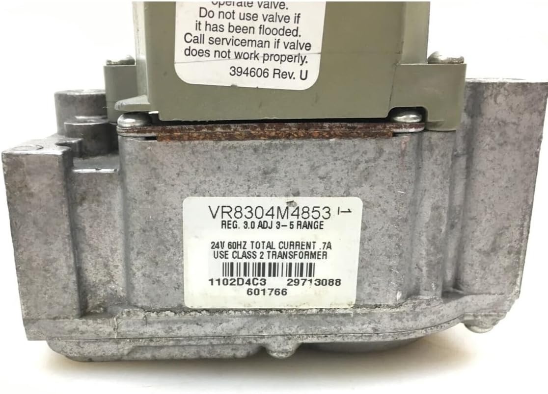 Replacement for Honeywell VR8304M4853 Furnace Natural Gas Valve 24V inlet/outlet 3/4" used G437A #Used #Tested