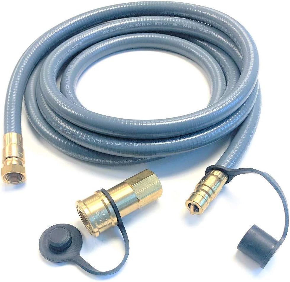 Falcon Stainless NGLP12QD 1/2" ID Natural Gas, Propane Gas