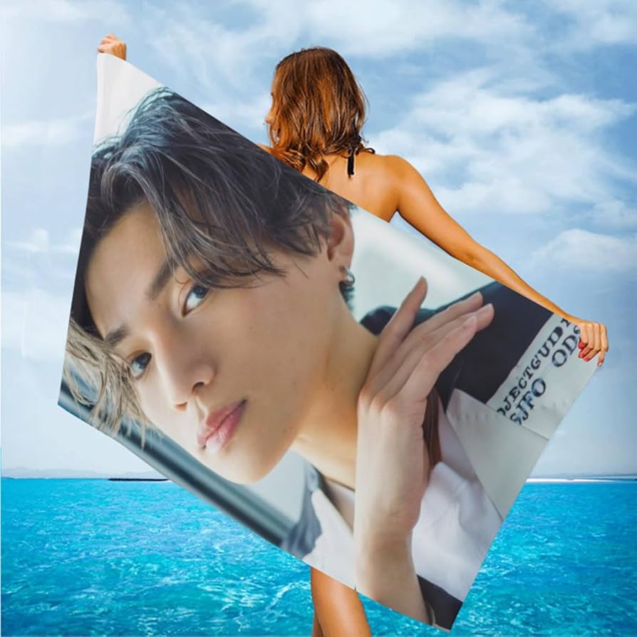 Amazon.co.jp: 八木.勇征 やぎ.ゆうせい ビーチタオル バスタオル 速乾