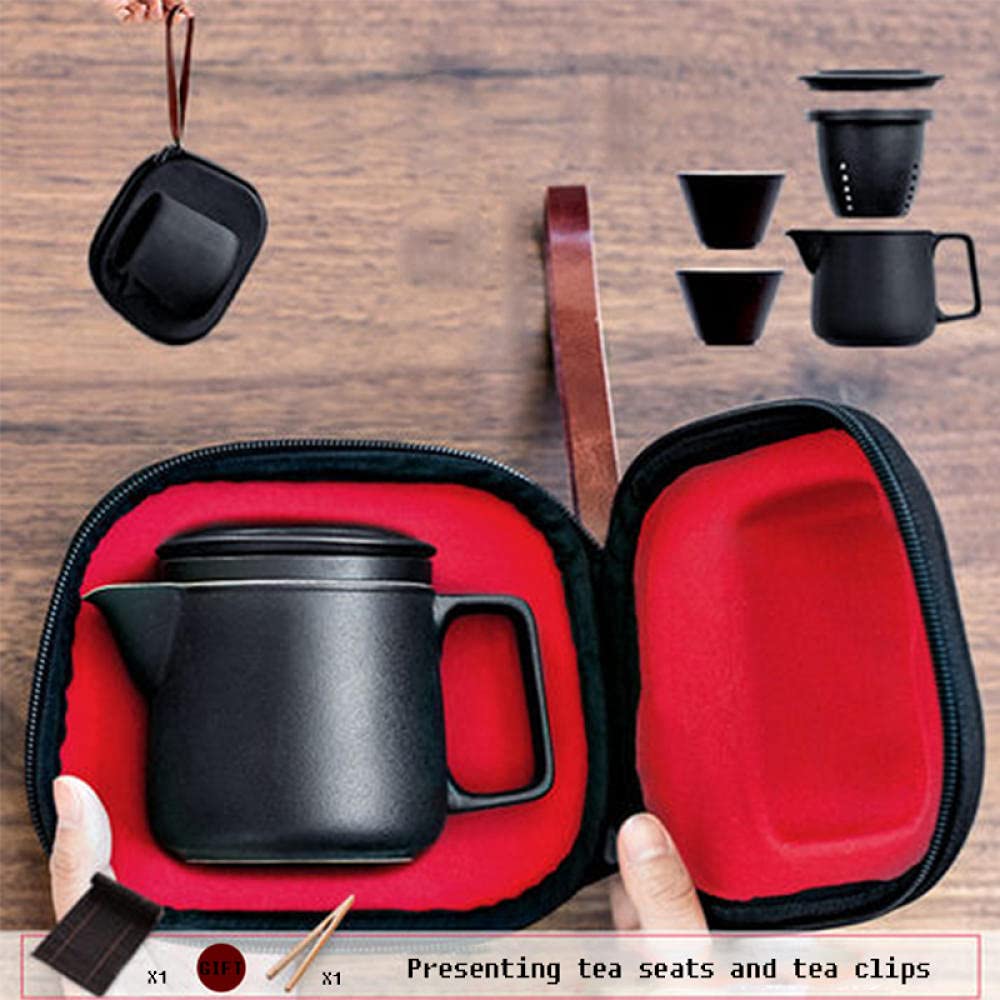 Tetera Juego De Té Teapot Tetera De Té Tea Kettle Tetera Filtro De Cerámica Tetera Tetera Tea Set Portátil Taza Rápida Oficina Taza Fluir Taza Pequeño Té Juego De Té