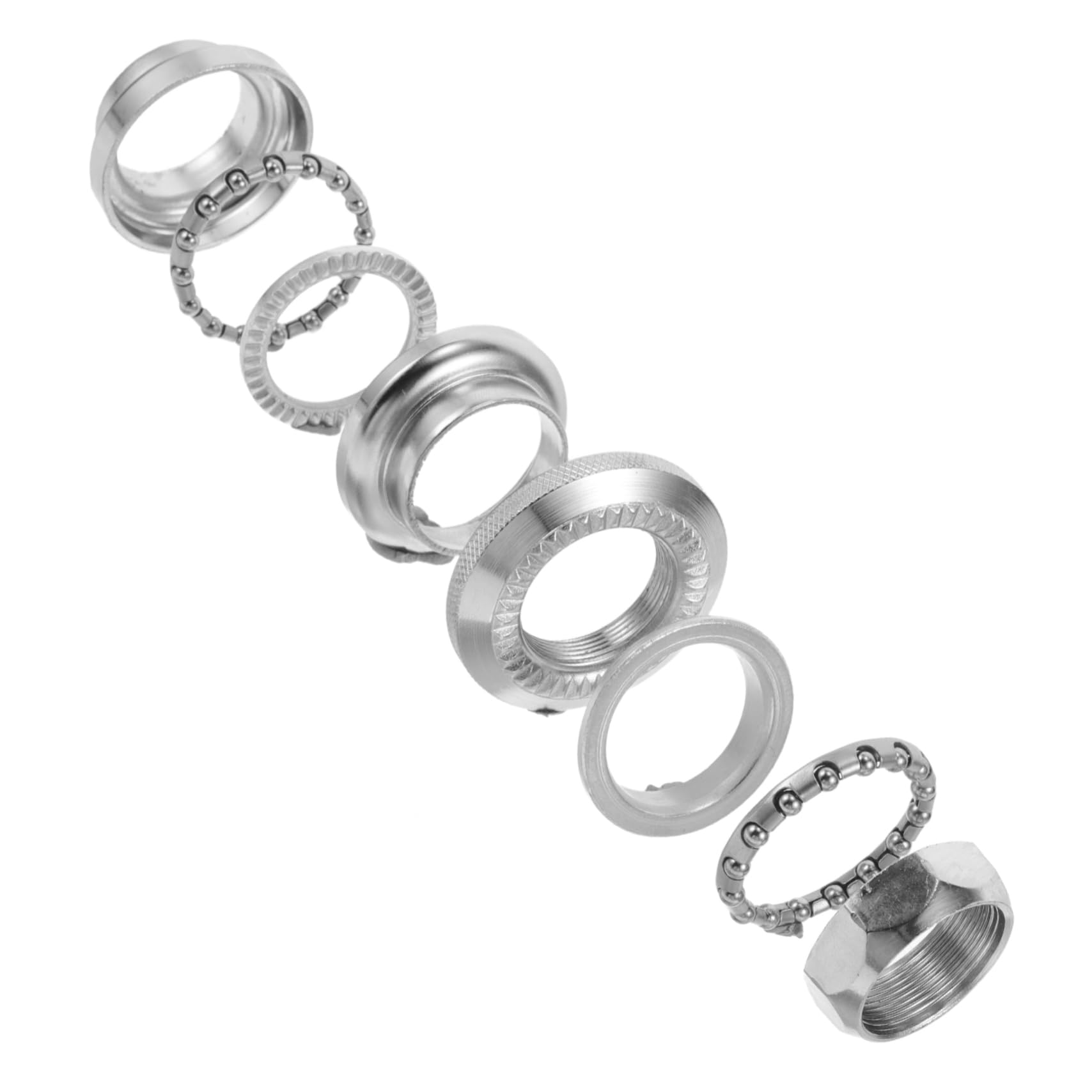 Milisten 8pcs Headset Bearing Mountain Scooters Front Fork Bowl Kit Enhanced Safety Versatile Design for for Daily Replacement