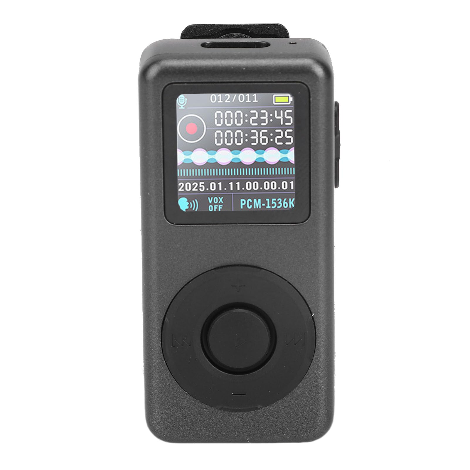 Zunate AI Voice Control MP3 Player with Clamp Design, HD Lossless Music, CVC 8.0 Noise Cancellation Recorder, E Book Reader for Running Cycling Hiking (32GB)