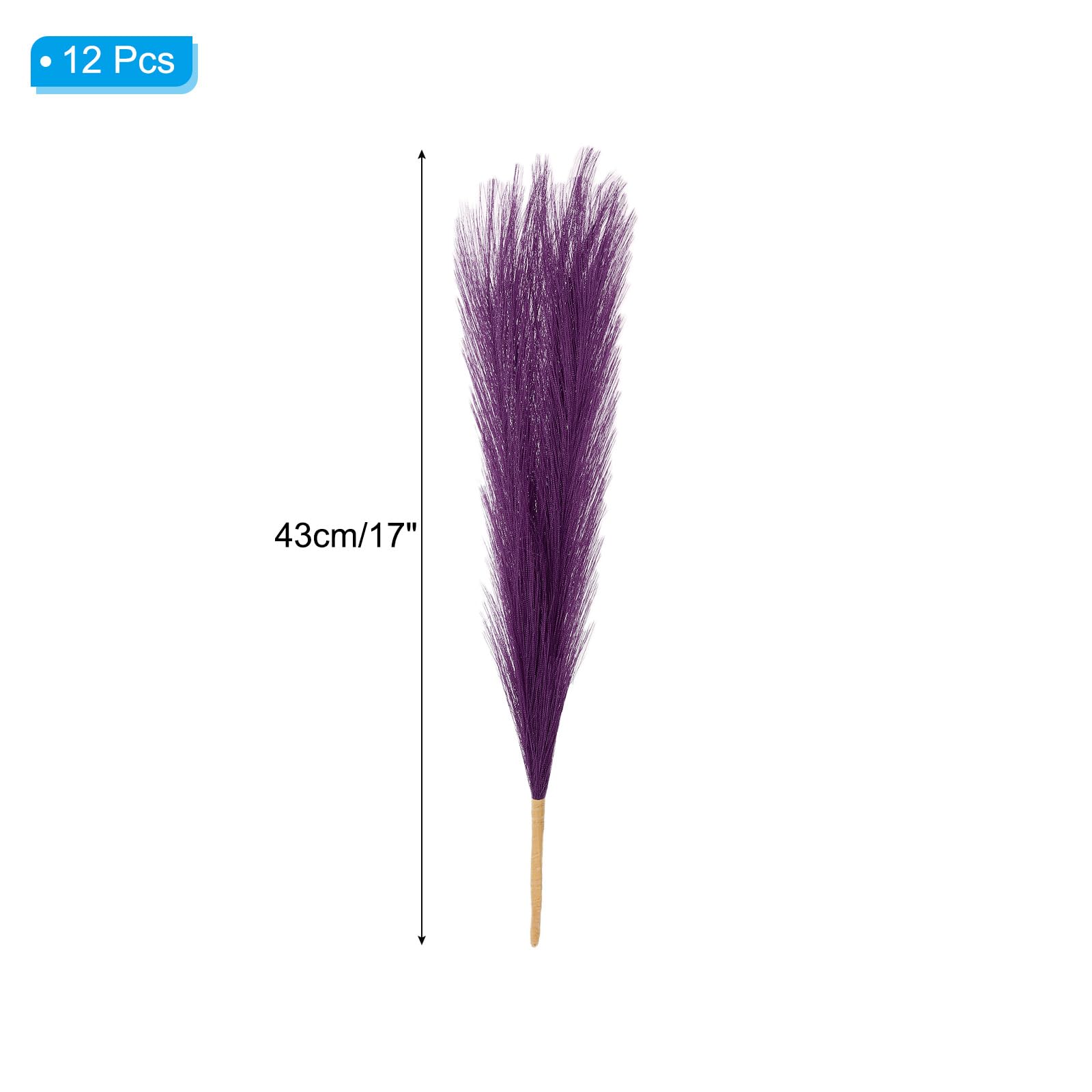 PATIKIL 17 Inch Faux Pampas Grass - Image 2