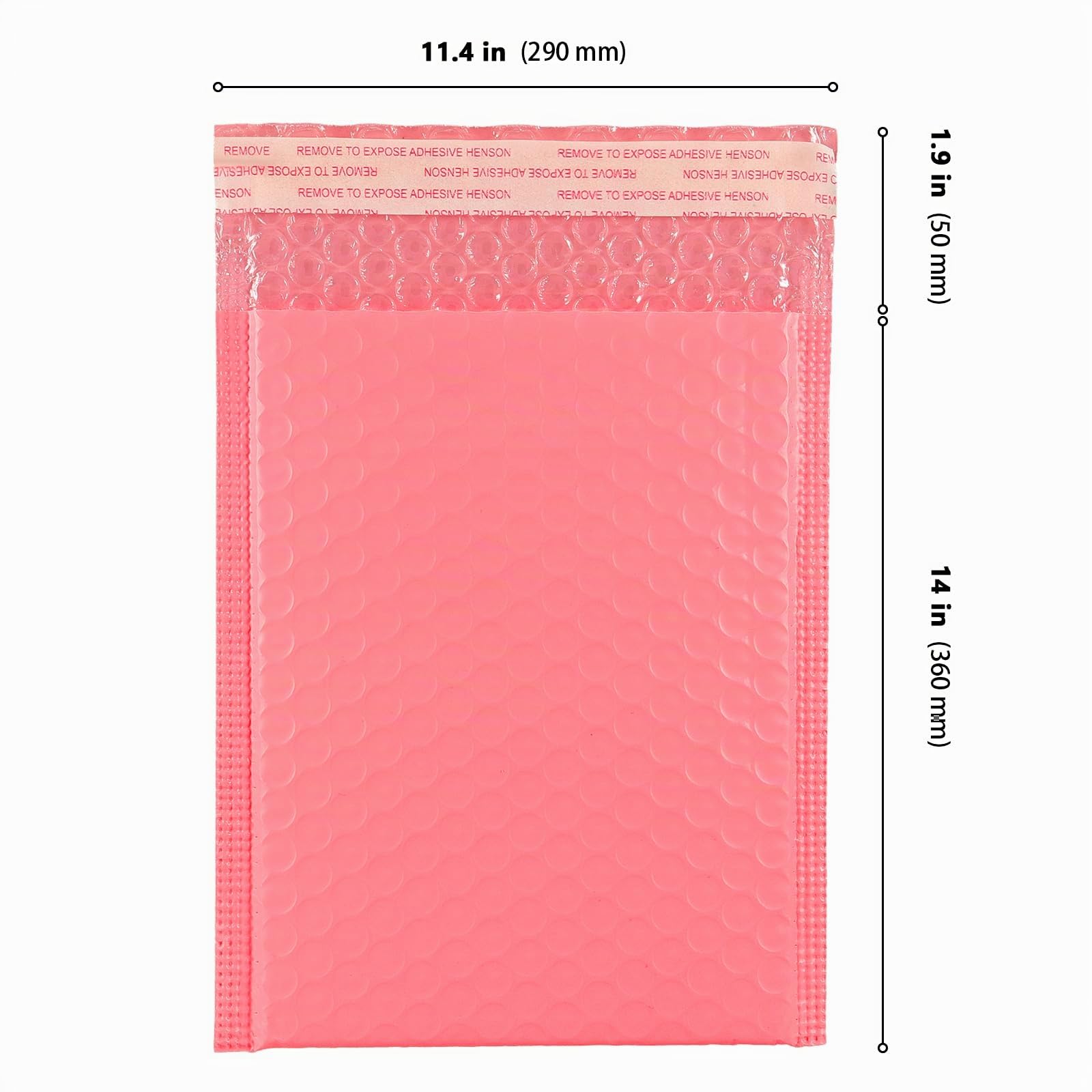 Lot de 30 enveloppes à bulles A4 roses en polyéthylène, enveloppes rembourrées auto-scellantes 29 x 36 cm, enveloppes à bulles imperméables pour l'envoi postal, l'emballage des petites entrep