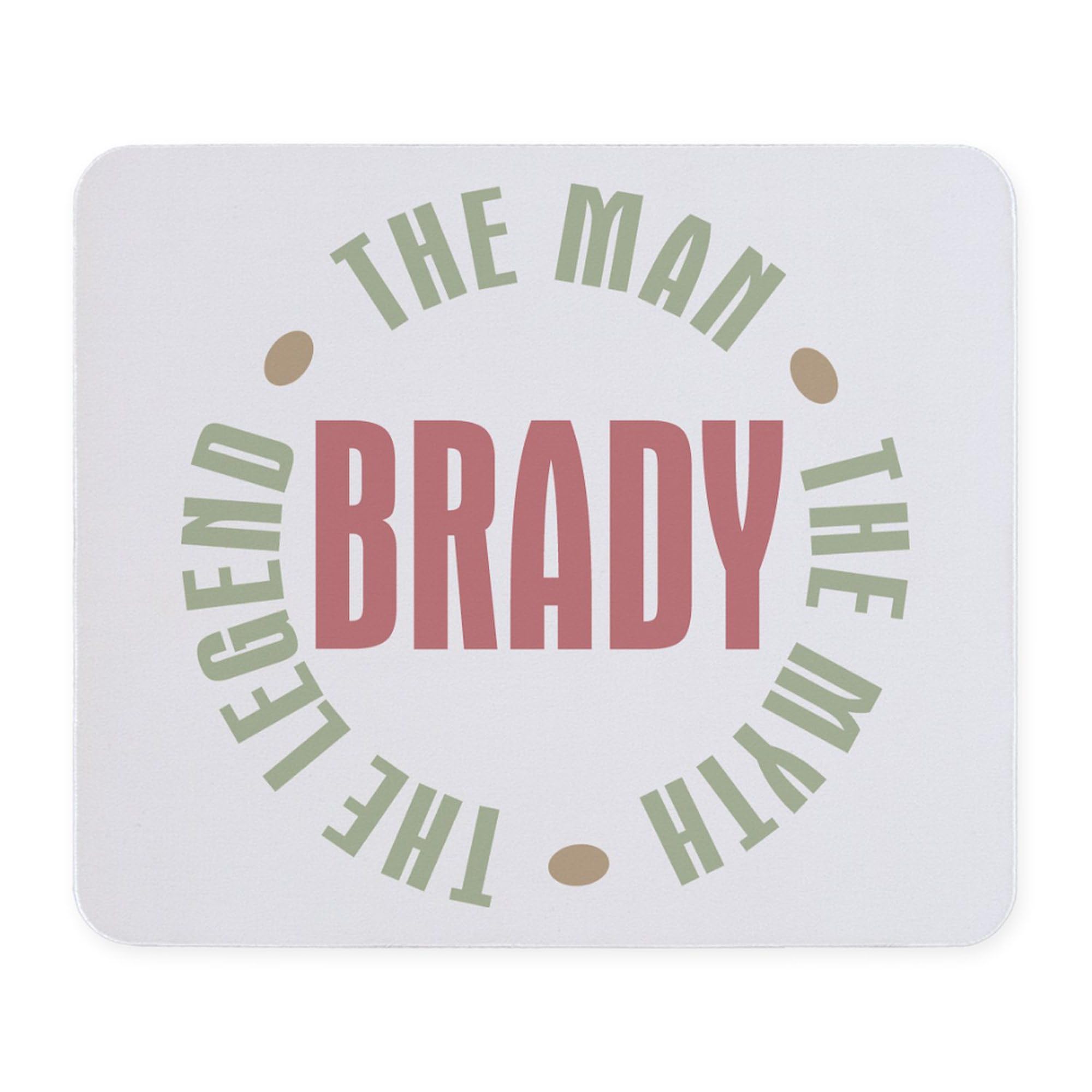 CafePress Brady Man Myth Legend Mousepad Non-Slip Rubber Gaming Mousepad