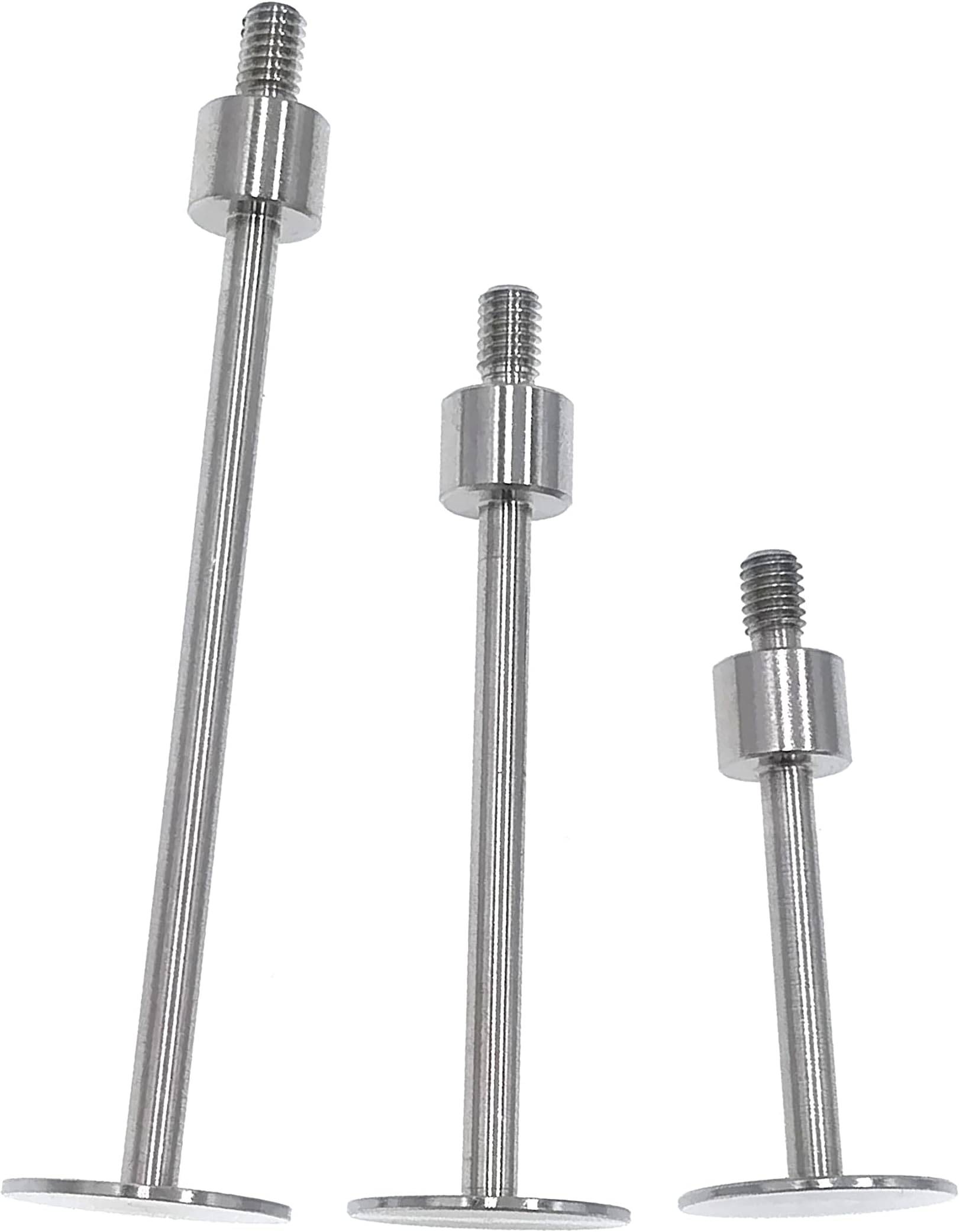 sourcing map Flat Contact Points 15mm Dia 5mm Length M2.5 Thread 303 Stainless Steel for Dial Digital Indicator Depth Gauge Thickness Gauge sourcing map Flat Contact Points 15mm Dia 5mm Length M2.5 Thread 303 Stainless Steel for Dial Digital Indicator Depth Gauge Thickness Gauge