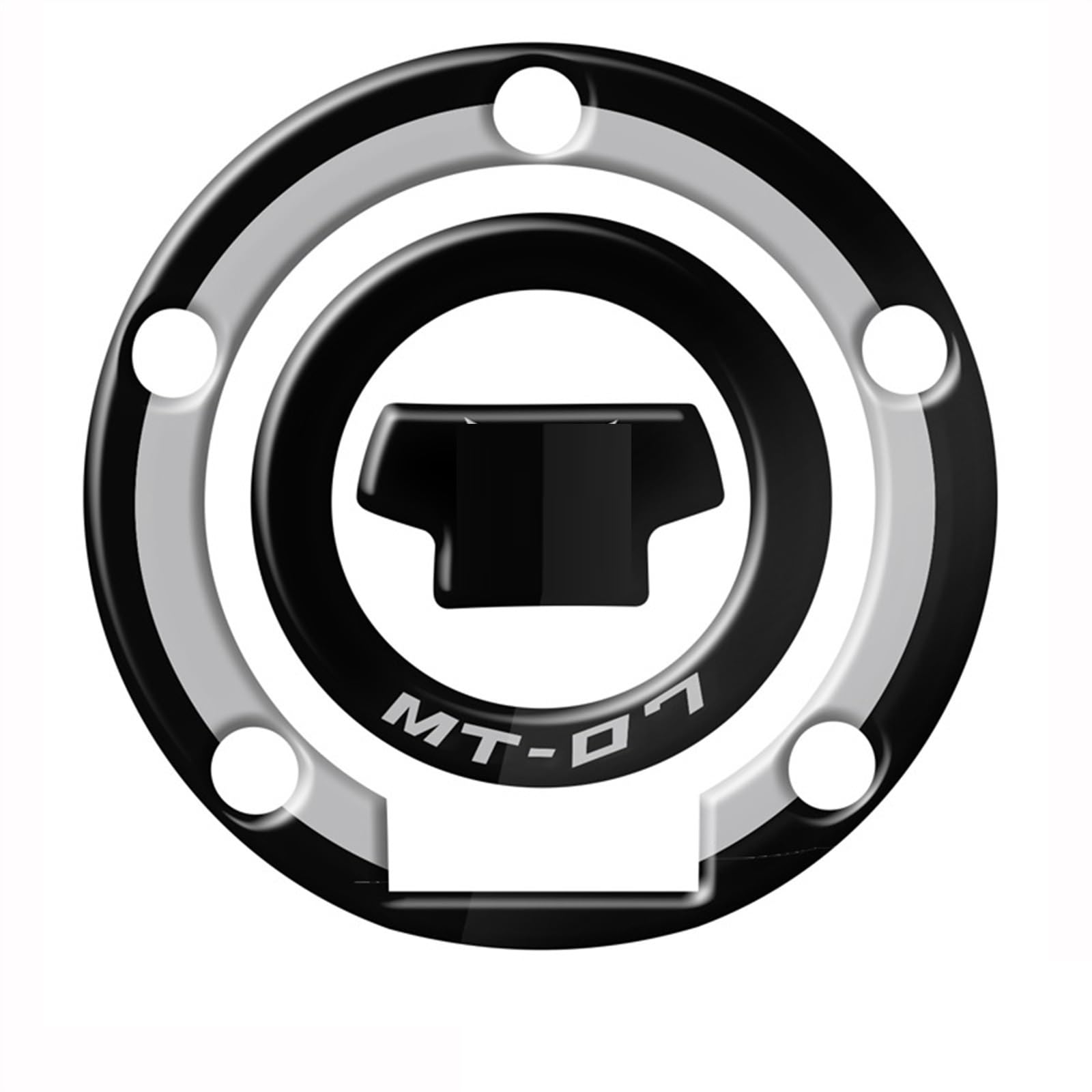 Motorcycle Fuel Tank Cap Sticker for Yamaha MT MT-07 MT-09 MT07 MT09 FZ-07 FZ-09 Decorative Protector Tank Graphic(Color14)