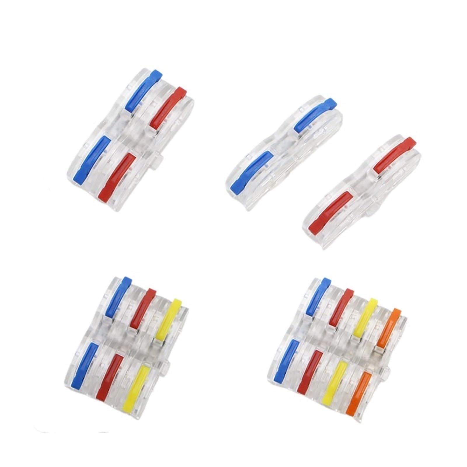 SPL-1 Mini connettore rapido rapido for cavo universale compatto connettore di giunzione for cablaggio a molla connettore conduttore plug-in for LED(B,25 PCS)