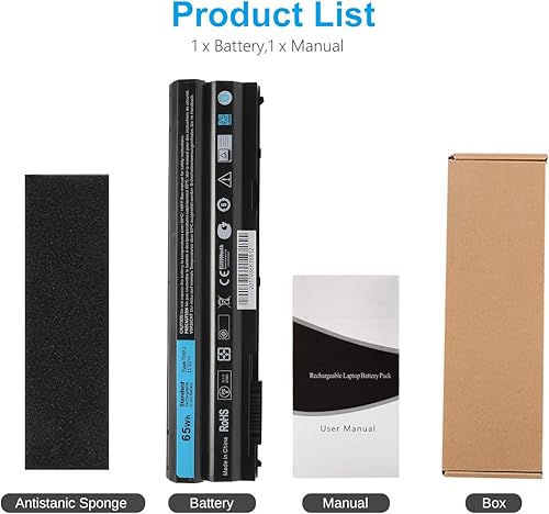 Miniatura 6 de Nueva batería para portátil E6420 T54FJ para Dell Latitude E5420 E5530 E6430 E6520 E6530 E6440 E6540 E5430 E5520 Inspiron 15R (5520) 17R (5720) 17R