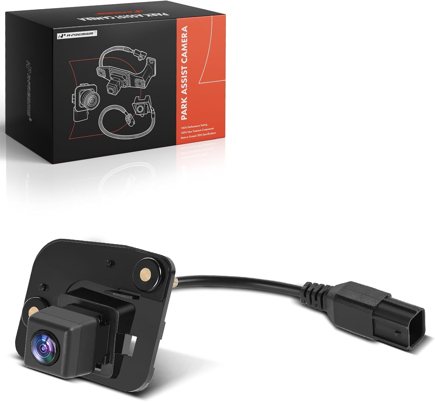 A-Premium Park Assist Camera Rear View Backup Reverse Camera Compatible with Select Nissan Models - 2014-2019 Versa - Replace# 284423VA1B