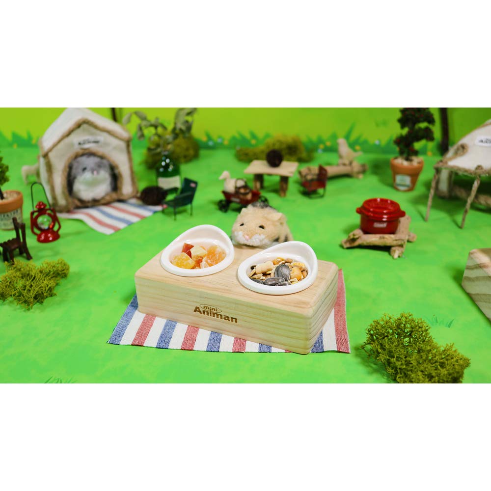 Amazon.co.jp: ミニアニマン ハムちゃんの森 食卓ツイン : おもちゃ